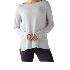 Lululemon Women's Gray Pullover Sweater Size 4 Loose Fit Casual